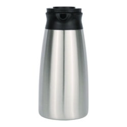 Thermal Vacuum Pitcher, 64 oz, Stainless Steel/Black
