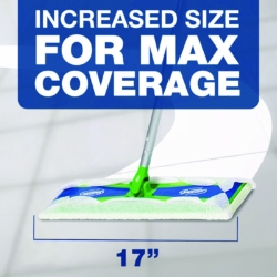Max/XL Dry Refill Cloths, 17.88 x 10, White, 16/Box, 6 Boxes