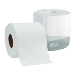 Pacific Blue Basic Bathroom Tissue, Septic Safe, 2-Ply, Whit