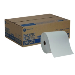 Pacific Blue Basic Recycled Paper Towel Roll, 1-Ply, 7.88" x