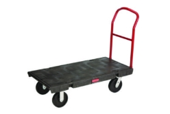 Platform Truck with 8" Polyolefin Casters, 2,000 lb Capacity