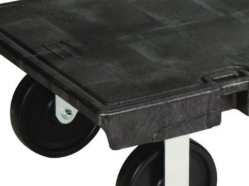 Platform Truck with 8" Polyolefin Casters, 2,000 lb Capacity