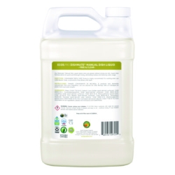 Dishmate Manual Dish Liquid, Free and Clear, 1 gal Jug, 4/Ca