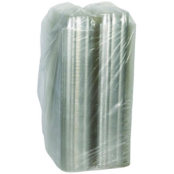 Hoagie Hinged Lid Container, 9 x 5.5 x 3.2, Clear, Plastic,