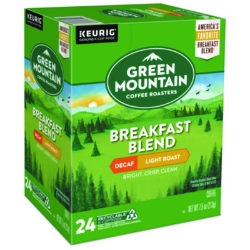 Breakfast Blend Decaf Coffee K-Cups, 96/carton