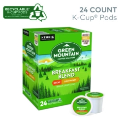 Breakfast Blend Decaf Coffee K-Cups, 96/carton