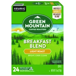 Breakfast Blend Coffee K-Cup Pods, 24/box