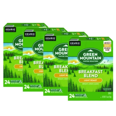 Breakfast Blend Coffee K-Cup Pods, 96/carton