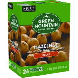 Hazelnut Decaf Coffee K-Cups, 96/carton