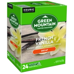 French Vanilla Decaf Coffee K-Cups, 24/box