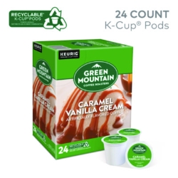 Caramel Vanilla Cream Coffee K-Cups, 96/carton