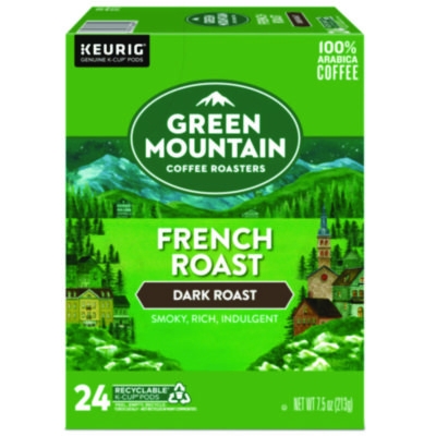 French Roast Coffee K-Cups, 24/box