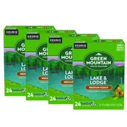 Lake And Lodge Coffee K-Cups, Medium Roast, 96/carton