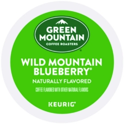 Fair Trade Wild Mountain Blueberry Coffee K-Cups, 96/carton