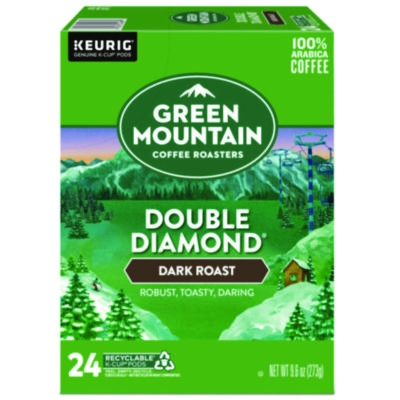 Double Black Diamond Extra Bold Coffee K-Cups, 24/box
