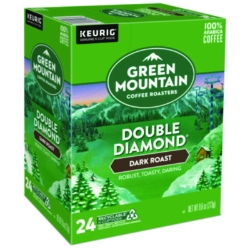 Double Black Diamond Extra Bold Coffee K-Cups, 24/box