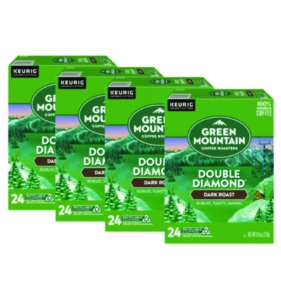 Double Black Diamond Extra Bold Coffee K-Cups, 96/carton