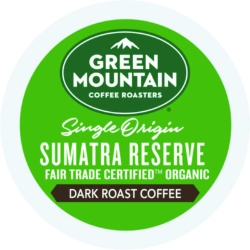 Fair Trade Organic Sumatran Extra Bold Coffee K-Cups, 24/box