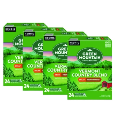 Vermont Country Blend Decaf Coffee K-Cups, 96/carton