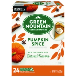 Fair Trade Certified Pumpkin Spice Flavored Coffee K-Cups, 2