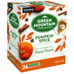 Fair Trade Certified Pumpkin Spice Flavored Coffee K-Cups, 2