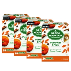 Fair Trade Certified Pumpkin Spice Flavored Coffee K-Cups, 9