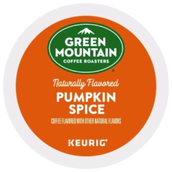 Fair Trade Certified Pumpkin Spice Flavored Coffee K-Cups, 9