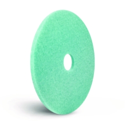 Luster Lite Burnishing Pad, 20" Diameter, Sky Blue, 5/Carton