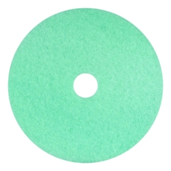 Luster Lite Burnishing Pad, 20" Diameter, Sky Blue, 5/Carton