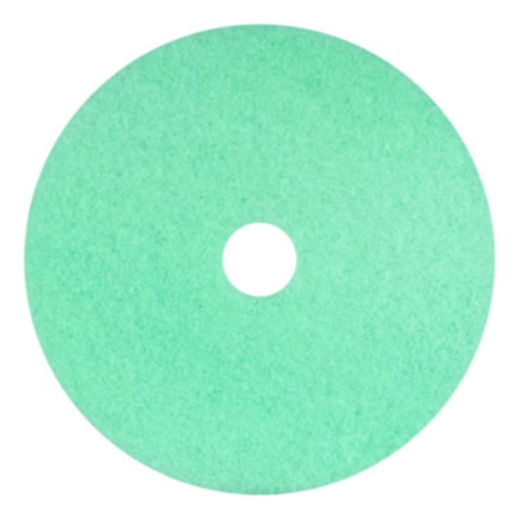 Luster Lite Burnishing Pad, 20" Diameter, Sky Blue, 5/Carton