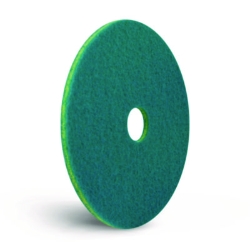 SmartScrub Floor Pad, 13" Diameter, Blue/Yellow, 5/Carton