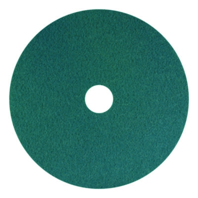 SmartScrub Floor Pad, 20" Diameter, Blue/Yellow, 5/Carton