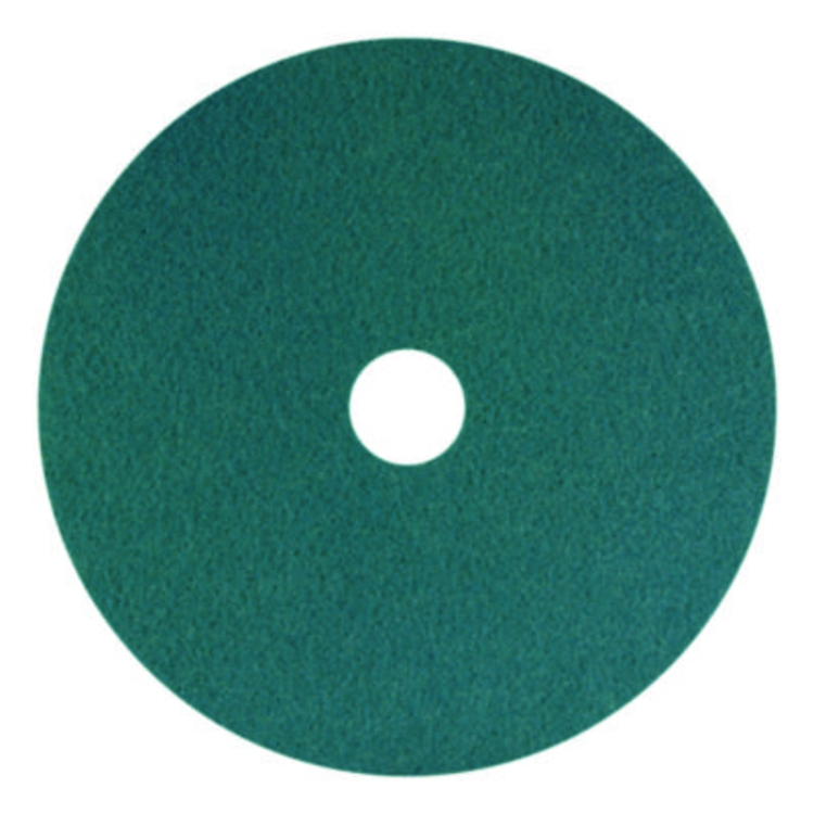 SmartScrub Floor Pad, 20" Diameter, Blue/Yellow, 5/Carton