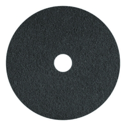 Titan Stripping Pad, 20" Diameter, Gray, 5/Carton