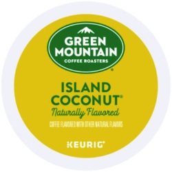 Island Coconut Coffee K-Cup Pods, 96/carton