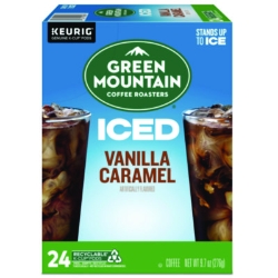 Vanilla Caramel Brew Over Ice Coffee K-Cups, 24/box