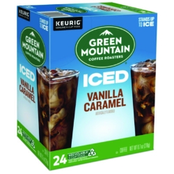 Vanilla Caramel Brew Over Ice Coffee K-Cups, 24/box