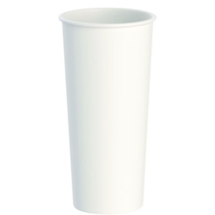 Thermoguard Insulated Paper Hot Cups, 24 oz, White Sustainab