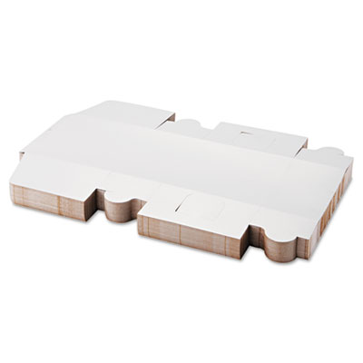 White One-Piece Non-Window Bakery Boxes, 10 x 10 x 5.5, Whit