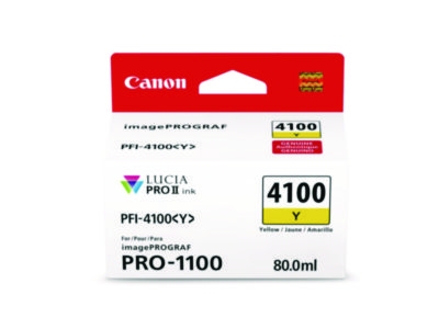 6780C002AA (PFI-4100) High-Yield Ink, Yellow