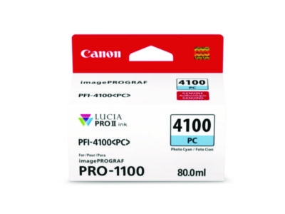 6781C002AA (PFI-4100) High-Yield Ink, Photo Cyan