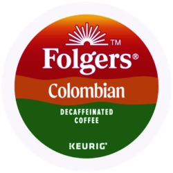 100% Colombian Decaf Coffee K-Cups, 24/box