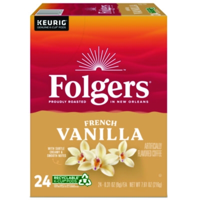 French Vanilla Coffee K-Cups, 24/Box