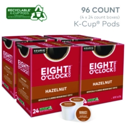Hazelnut Coffee K-Cups, 96/carton