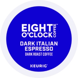 Dark Italian Espresso Coffee K-Cups, 24/Box