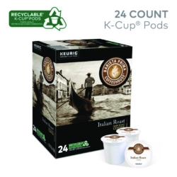 Italian Roast K-Cups Coffee Pack, 24/box
