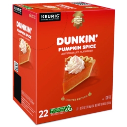 K-Cup Pods, Pumpkin Spice, 22/box