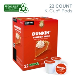 K-Cup Pods, Pumpkin Spice, 22/box