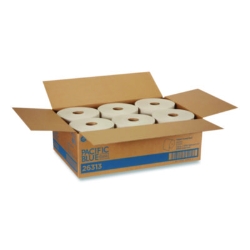 Pacific Blue Basic Recycled Paper Towel Roll, 1-Ply, 7.87 "