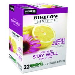 Benefits Lemon And Echinacea Herbal K-Cup, 0.11 Oz, 22/box